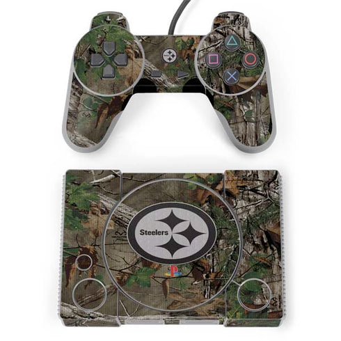 NFL Pittsburgh Steelers Realtree Xtra Green Camo PlayStation Classic Bundle Skin