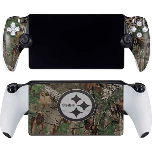 NFL Pittsburgh Steelers Realtree Xtra Green Camo PlayStation Portal Remote Player Skin
