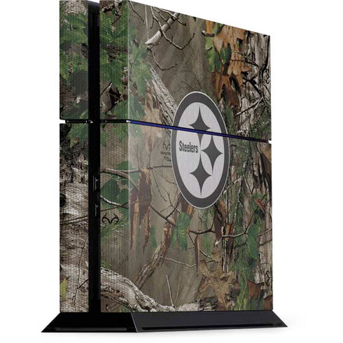 NFL Pittsburgh Steelers Realtree Xtra Green Camo PS4 Console Skin
