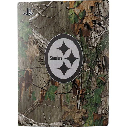 NFL Pittsburgh Steelers Realtree Xtra Green Camo PS5 Digital Edition Bundle Skin