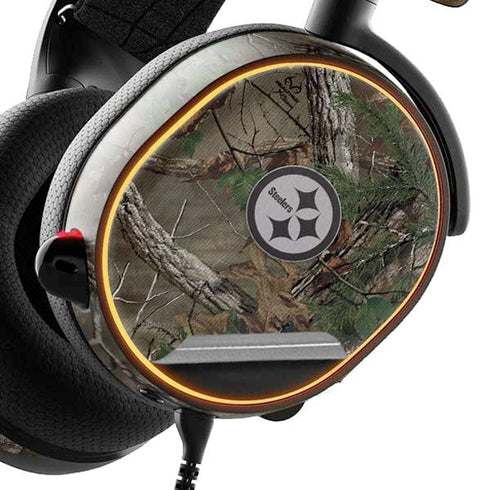 NFL Pittsburgh Steelers Realtree Xtra Green Camo SteelSeries Arctis 3 Skin