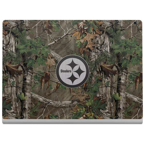 NFL Pittsburgh Steelers Realtree Xtra Green Camo Surface Book 2 13.5in Skin