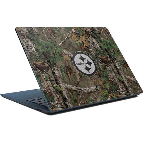 NFL Pittsburgh Steelers Realtree Xtra Green Camo Surface Laptop Skin