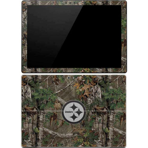 NFL Pittsburgh Steelers Realtree Xtra Green Camo Surface Pro 4 Skin