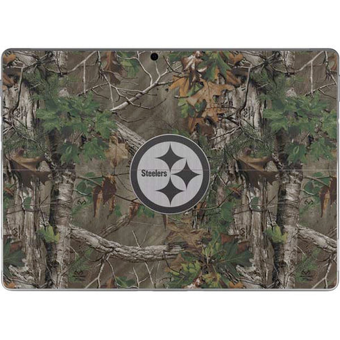 NFL Pittsburgh Steelers Realtree Xtra Green Camo Surface Pro 8 Skin