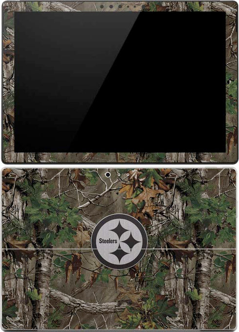 NFL Pittsburgh Steelers Realtree Xtra Green Camo Surface Pro (2017) Skin