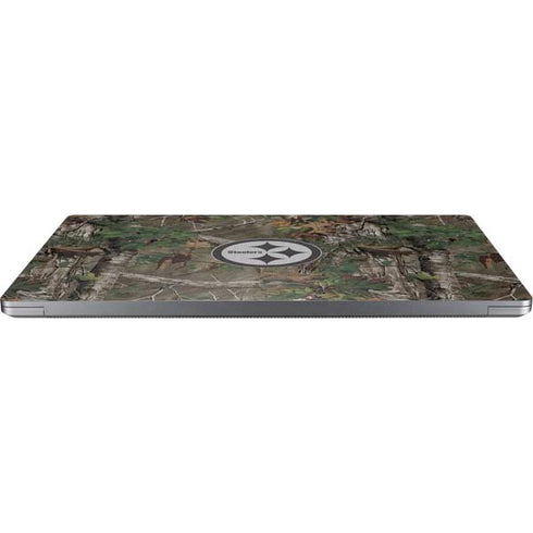 NFL Pittsburgh Steelers Realtree Xtra Green Camo Universal Laptop 16in (13 x 9.4in) Skin