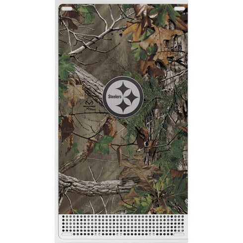 NFL Pittsburgh Steelers Realtree Xtra Green Camo Xbox Series S Bundle Skin