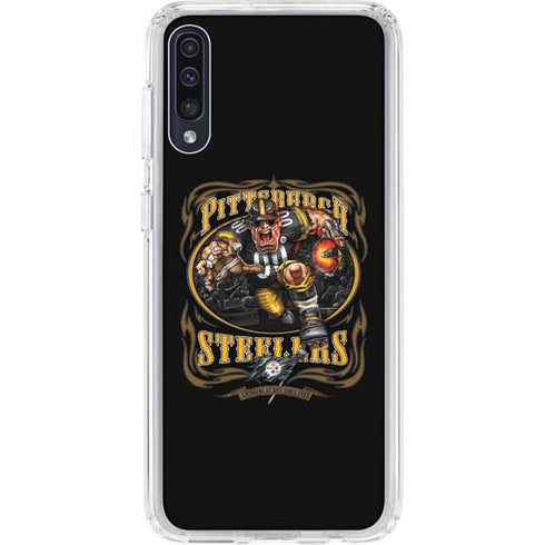 Liquid Blue NFL Pittsburgh Steelers Running Back Galaxy A50 Clear Case