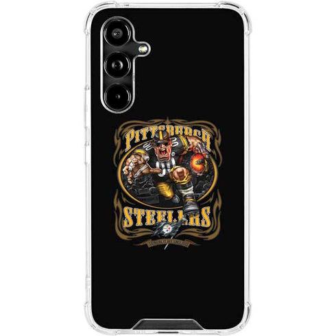 Liquid Blue NFL Pittsburgh Steelers Running Back Galaxy A54 5G Clear Case