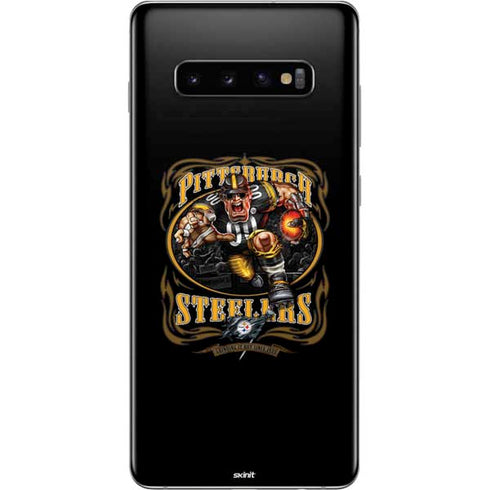 Liquid Blue NFL Pittsburgh Steelers Running Back Galaxy S10 Plus Skin
