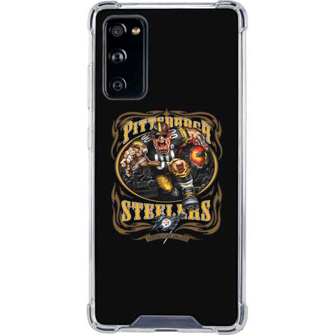Liquid Blue NFL Pittsburgh Steelers Running Back Galaxy S20 FE Clear Case