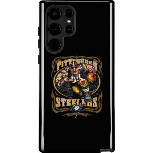Liquid Blue NFL Pittsburgh Steelers Running Back Galaxy S22 Ultra Pro Case