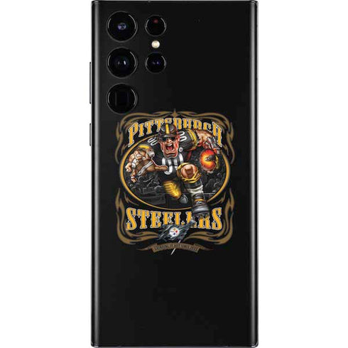 Liquid Blue NFL Pittsburgh Steelers Running Back Galaxy S22 Ultra Skin