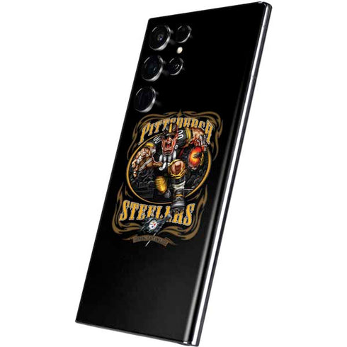 Liquid Blue NFL Pittsburgh Steelers Running Back Galaxy S22 Ultra Skin