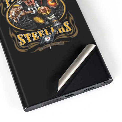 Liquid Blue NFL Pittsburgh Steelers Running Back Galaxy S22 Ultra Skin