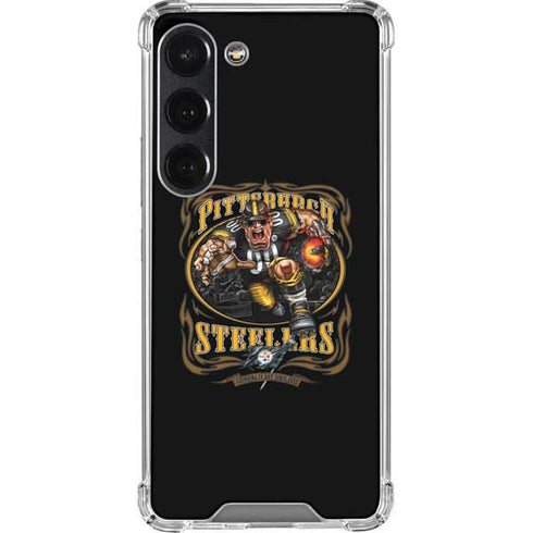 Liquid Blue NFL Pittsburgh Steelers Running Back Galaxy S23 Clear Case