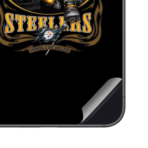 Liquid Blue NFL Pittsburgh Steelers Running Back Galaxy S23 FE Skin