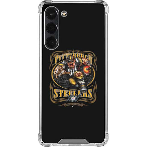 Liquid Blue NFL Pittsburgh Steelers Running Back Galaxy S23 Plus Clear Case