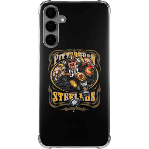 Liquid Blue NFL Pittsburgh Steelers Running Back Galaxy S24 Plus Clear Case