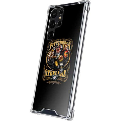 Liquid Blue NFL Pittsburgh Steelers Running Back Galaxy S24 Ultra Clear Case