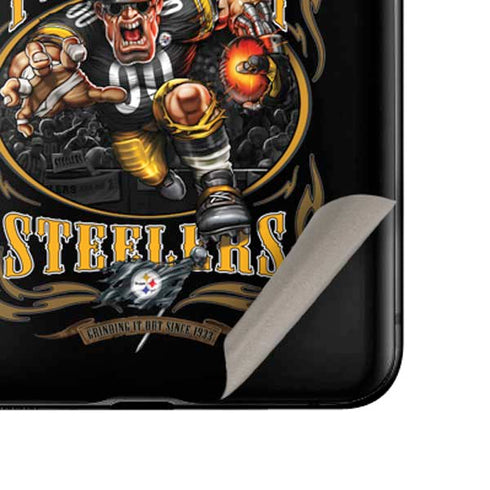 Liquid Blue NFL Pittsburgh Steelers Running Back Galaxy Z Flip Skin