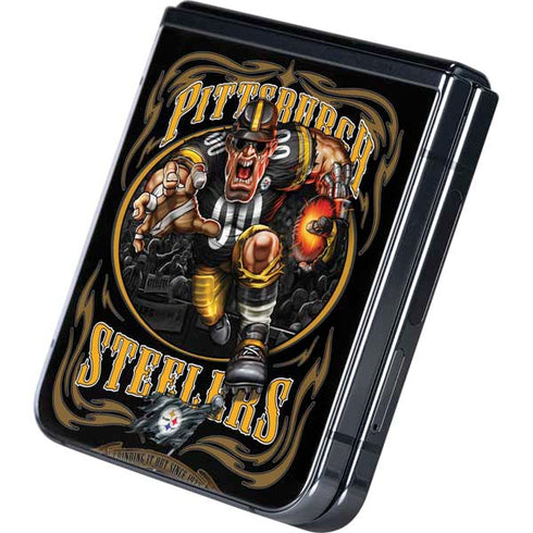 Liquid Blue NFL Pittsburgh Steelers Running Back Galaxy Z Flip5 5G Skin