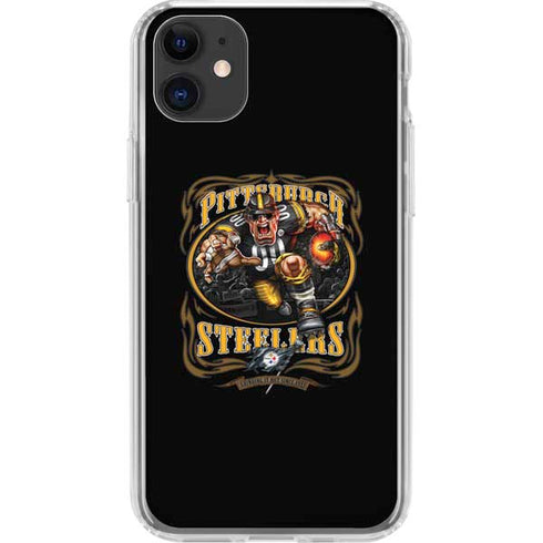 Liquid Blue NFL Pittsburgh Steelers Running Back iPhone 11 Clear Case
