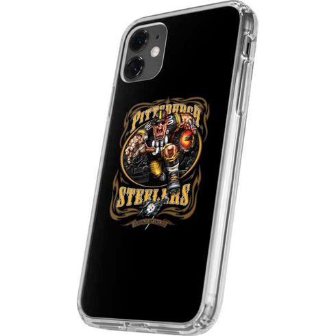 Liquid Blue NFL Pittsburgh Steelers Running Back iPhone 11 Clear Case
