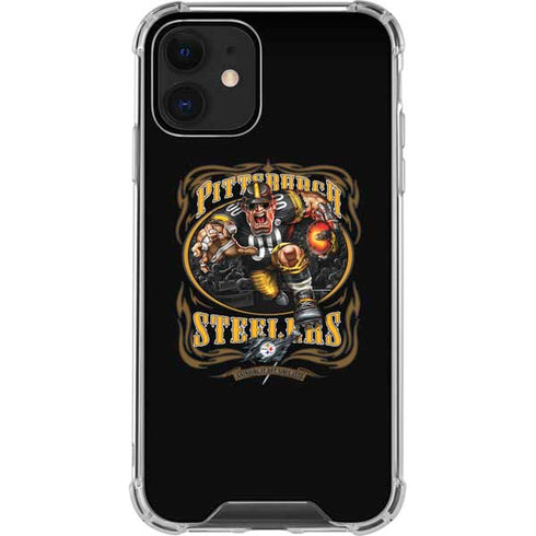 Liquid Blue NFL Pittsburgh Steelers Running Back iPhone 12 Clear Case
