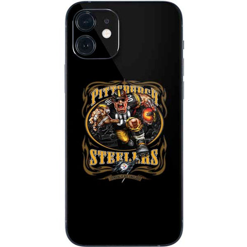 Liquid Blue NFL Pittsburgh Steelers Running Back iPhone 12 Mini Skin