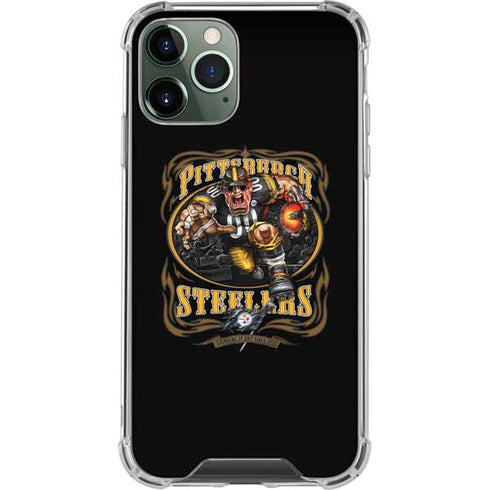 Liquid Blue NFL Pittsburgh Steelers Running Back iPhone 12 Pro Clear Case