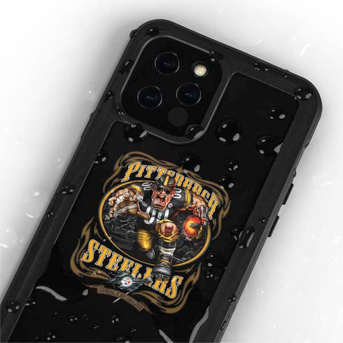 Liquid Blue NFL Pittsburgh Steelers Running Back iPhone 12 Pro Waterproof Case