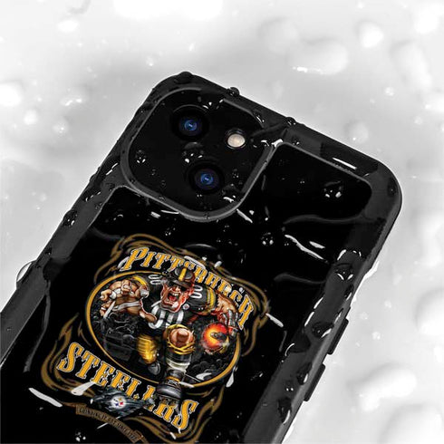 Liquid Blue NFL Pittsburgh Steelers Running Back iPhone 13 Mini Waterproof Case