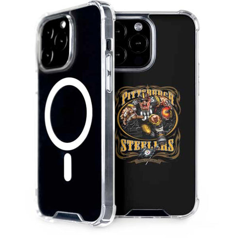 Liquid Blue NFL Pittsburgh Steelers Running Back iPhone 13 Pro Max MagSafe Case