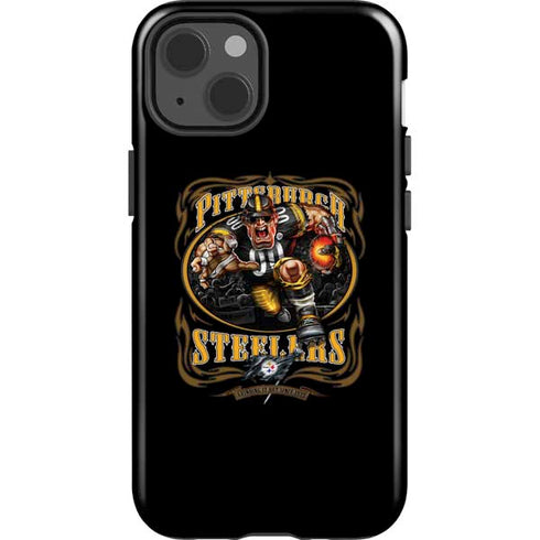 Liquid Blue NFL Pittsburgh Steelers Running Back iPhone 15 Impact Case
