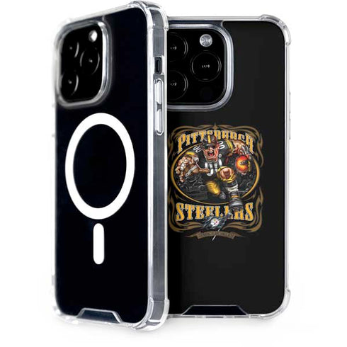Liquid Blue NFL Pittsburgh Steelers Running Back iPhone 14 Pro MagSafe Case