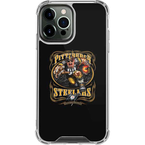 Liquid Blue NFL Pittsburgh Steelers Running Back iPhone 15 Pro Max Clear Case