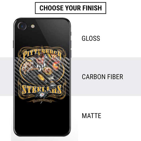 Liquid Blue NFL Pittsburgh Steelers Running Back iPhone SE (2nd & 3rd Gen) Skin