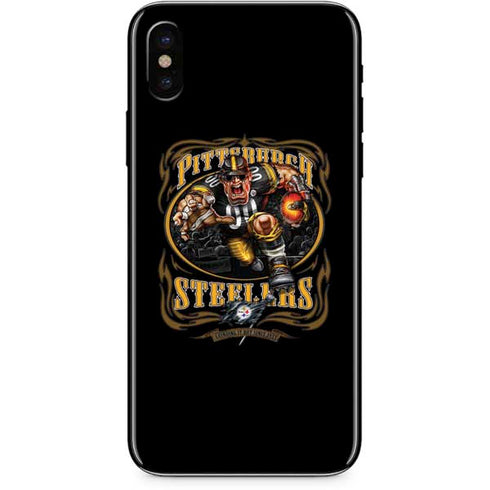 Liquid Blue NFL Pittsburgh Steelers Running Back iPhone XS Max Skin