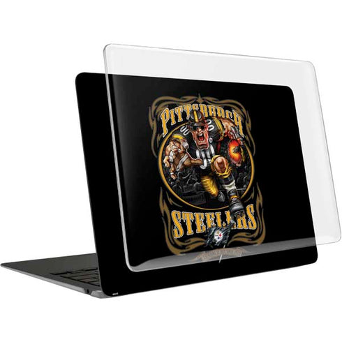 Liquid Blue NFL Pittsburgh Steelers Running Back MacBook Air 13in M1 (2021) Case plus Skin