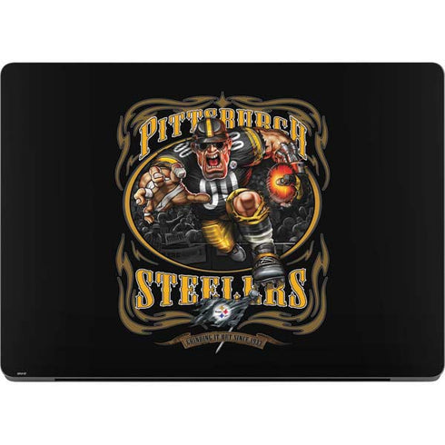 Liquid Blue NFL Pittsburgh Steelers Running Back MacBook Pro 14in (2021-24) Skin
