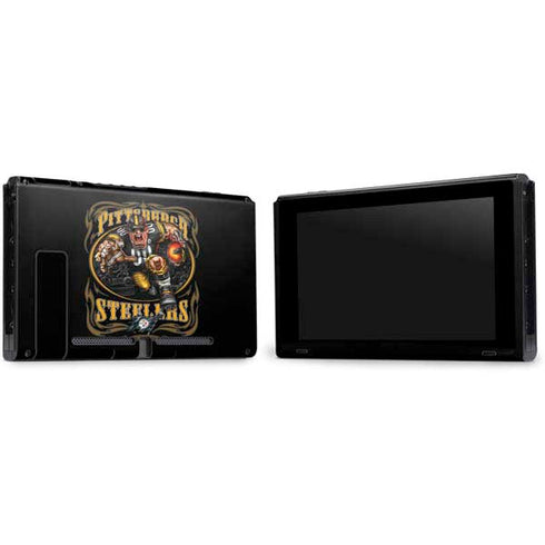 Liquid Blue NFL Pittsburgh Steelers Running Back Nintendo Switch Bundle Skin