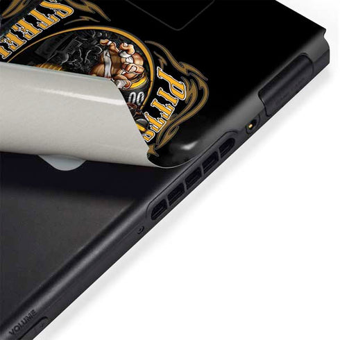 Liquid Blue NFL Pittsburgh Steelers Running Back Nintendo Switch Bundle Skin