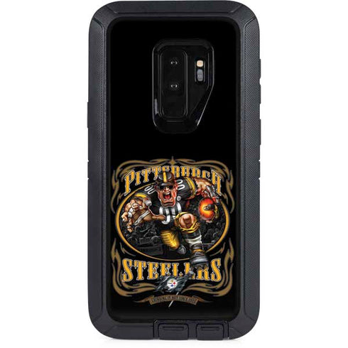 Liquid Blue NFL Pittsburgh Steelers Running Back Otterbox Defender Galaxy Skin