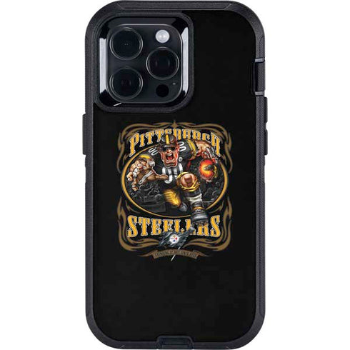 Liquid Blue NFL Pittsburgh Steelers Running Back Otterbox Defender iPhone Skin