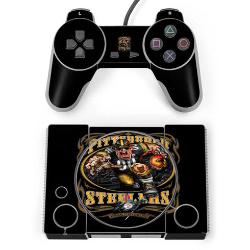 Liquid Blue NFL Pittsburgh Steelers Running Back PlayStation Classic Bundle Skin