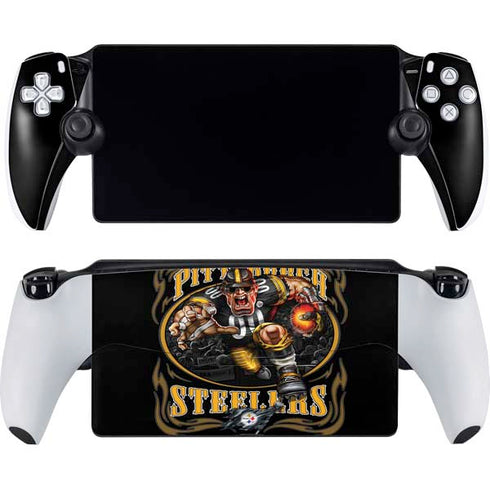 Liquid Blue NFL Pittsburgh Steelers Running Back PlayStation Portal Remote Player Skin