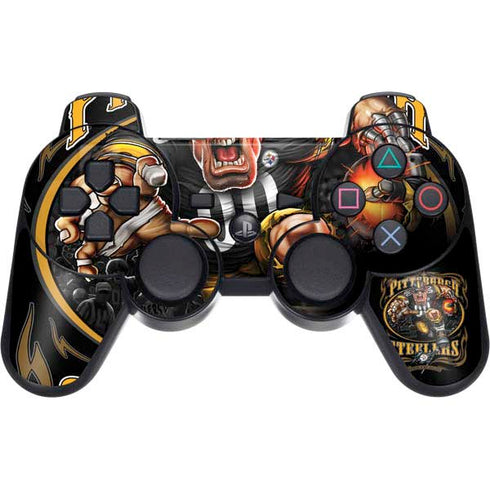 Liquid Blue NFL Pittsburgh Steelers Running Back PS3 Dual Shock wireless controller Skin