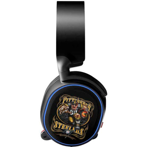 Liquid Blue NFL Pittsburgh Steelers Running Back SteelSeries Arctis 5 Skin